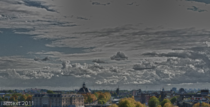 Amsterdam skyline